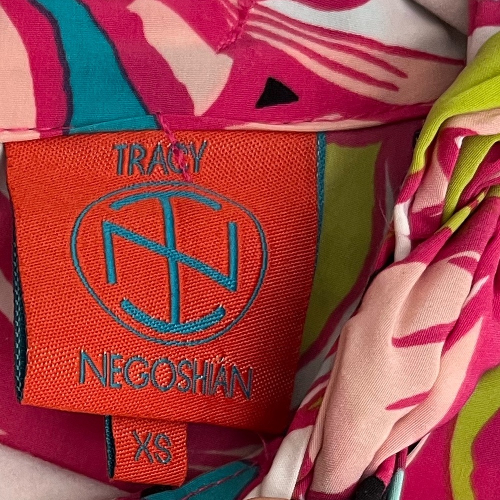 Excellent Tracy Negoshian Sleeveless Shift Summer Party, Vacation Cocktail Dress - Picture 6 of 12